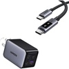 image:imageUGREEN Nexode 65W GaN Wall Charger Bundle with Uno 33FT 100W USB C to USB C Cable for iPhone 1717 Air17 Pro17 Pro Max16 MacBook ProAir iPad ProAir Galaxy S25 Ultra