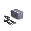image:imageUGREEN Nexode Air 100W Wall Charger Block with USB C Cable Compact Foldable GaN Fast Charging PD TypeC Charger Compatible with MacBook iPhone 17 Pro Max Galaxy Grey