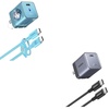 image:imageUGREEN Nexode Air 65W GaN USBC Charger Bundle Foldable Mini Fast Charger with Cable Grey amp Honkai Star Rail Edition Cyan for MacBook Air iPhone 1716 Galaxy S26S25 iPad