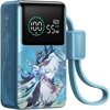 image:imageUGREEN Nexode Pro Power Bank 10000mAh 45W Compact Portable Charger Builtin USBC Cable PD Super Fast Charging Battery Pack with Digital Display for iPhone 1716 Pro Max AirGalaxy S26 Ultra GreyCyan