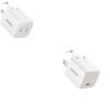 image:imageUGREEN USBC Charger Bundle 30W SinglePort White  45W DualPort White Fast Charger Combo Compatible with iPhone 16151413 Galaxy S25S24 iPad MacBook Air Pixel