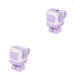 image:imageUGREEN Charger Bundle Uno 30W Compact Nexode Robot GaN USB C Fast Charger  Uno 65W 3Port GaN Charging Block Purple Compatible with iPhone 161514 MacBook ProAir Galaxy S25S24S23 Pixel 98