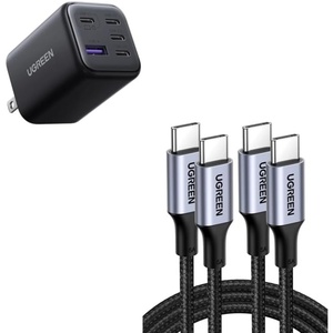 image:imageUGREEN USB C Charger with 100W USB C to USB C Cable 2Pack Fast Charging Wall Charger Bundle for iPhone 1516 MacBook ProAir iPad Pro Galaxy S24 Pixel Switch  Complete Charging Set