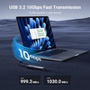 image:imageUGREEN 10Gbps SSD Enclosure Bundle with UGREEN Revodok USBC Hub 6 in 1