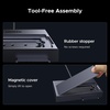 image:imageUGREEN 2 in 1 M2 NVMe SSD Enclosure and SATA Hard Drive Adater 10Gbps External Hard Drive Reader Compatible with for 2230224222602280 M KeyampMB Key and 2535 SATA with 12V2A Adapter