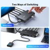 image:imageUGREEN 8K Displayport KVM Switch DP 14 with 4 USB 30 Ports Bundle with HDMI KVM Switch 1 Monitor 2 Computers 4 USB 30 Ports 4K60H