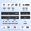 image:imageUGREEN 8K Displayport KVM Switch DP 14 with 4 USB 30 Ports Bundle with HDMI KVM Switch 1 Monitor 2 Computers 4 USB 30 Ports 4K60H