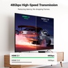 image:imageUGREEN 8K HDMI 21 Cable 48Gbps 66FT Certified Ultra High Speed HDMI Cord Aluminum Bundle with HDMI Coupler 2 Pack 8K60Hz HDMI Female to Female Adapter HDMI 21 Connector 3D 4K240Hz Extender