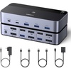image:imageUGREEN 8K60Hz Displayport KVM Switch 2 Monitors 2 Computers Bundle with VESA Certified 8K DisplayPort Cable 66FT DP 14 Display Port Cable