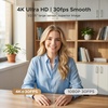 image:imageUGREEN FineCam 4K Webcam for PCMac 1080P 60FPS with 1255 Sensor Auto Focus AI Noisecanceling Microphone Portrait Mode for Streaming Conference OBS Zoom Teams with Privacy Cover Tripod