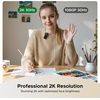 image:imageUGREEN FineCam Pro 2K Webcam Support 1080P60Hz for PCMac 1255 Sensor Face AE AI NoiseCanceling Mic Gesture Control Auto Focus for Streaming Conference OBS Zoom Switch 2 Privacy Cover