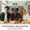 image:imageUGREEN FineCam Pro 2K Webcam Support 1080P60Hz for PCMac 1255 Sensor Face AE AI NoiseCanceling Mic Gesture Control Auto Focus for Streaming Conference OBS Zoom Switch 2 Privacy Cover