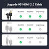 image:imageUGREEN HDMI Cable Right Angle 4K 90 Degree HDMI 20 Cord High Speed Bundle with Full HD 1080P Capture Card 4K USB 20 Video Capture Card USBAUSBC