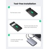 image:imageUGREEN Hard Drive Enclosure for 25 SATA SSD HDD Aluminum USB C to SATA Adapter USB 31 Gen 2 Support UASP SATA III Compatible with WD Seagate Toshiba Samsung Hitachi PS4 Xbox PC Tool FreeACBUGN70498