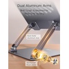 image:imageUGREEN Laptop Stand for Desk Laptop Riser Holder Foldable Portable Computer Stand Ergonomic Compatible with MacBook Pro Air Notebook and Tablets 10173 Inch GrayGray