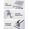 image:imageUGREEN Laptop Stand for Desk Laptop Riser Holder Foldable Portable Computer Stand Ergonomic Compatible with MacBook Pro Air Notebook and Tablets 10173 Inch GraySilver