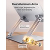 image:imageUGREEN Laptop Stand for Desk Laptop Riser Holder Foldable Portable Computer Stand Ergonomic Compatible with MacBook Pro Air Notebook and Tablets 10173 Inch GraySilver