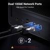 image:imageUGREEN NAS DXP4800 GT 4Bay Desktop Network Attached Storage AMD R2514 CPU 8GB DDR4 RAM 2X 10GbE 2X M2 NVMe Slots 4K HDMI Ideal for Smart Home Enthusiasts Creators Office Teams DisklessDXP6800 Pro 6Bay Diskless