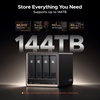 image:imageUGREEN NAS DXP4800 GT 4Bay Desktop Network Attached Storage AMD R2514 CPU 8GB DDR4 RAM 2X 10GbE 2X M2 NVMe Slots 4K HDMI Ideal for Smart Home Enthusiasts Creators Office Teams DisklessDXP4800 GT 4Bay Diskless
