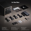 image:imageUGREEN NAS DXP4800 GT 4Bay Desktop Network Attached Storage AMD R2514 CPU 8GB DDR4 RAM 2X 10GbE 2X M2 NVMe Slots 4K HDMI Ideal for Smart Home Enthusiasts Creators Office Teams DisklessDXP4800 GT 4Bay Diskless