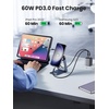 image:imageUGREEN Revodok 6in1 USB C Hub Bundle with 60W USB C Cable 2Pack 33FT