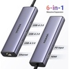 image:imageUGREEN Revodok 6in1 USB C Hub Bundle with 60W USB C Cable 2Pack 33FT