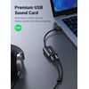 image:imageUGREEN USB Audio Adapter Bundle with 35mm to 2RCA Male Audio Adapter