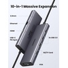 image:imageUGREEN USB C Hub USBC 10in1 Dongle with Dual Monitor 4K HDMI and VGA 1Gbps Ethernet 100W PD 3 USB 30 Ports 35mm Audio Jack SDTF Card Slots Multi Adapter
