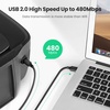 image:imageUGREEN USB Printer Cable 15FT Bundle with 66FT USB AMale to BMale Cord Scanner Cord Nylon Braided Compatible with HP Epson Canon Dell Brother Lexmark Xerox Samsung Piano DAC and More