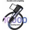 image:imageUGREEN USB to USB C Cable 2Pack 90 Degree USB C Fast Charging Cord Compatible with iPhone 1616 Plus16 Pro16 Pro Max15Samsung Galaxy S10S10Pixel 76aLG G8G7PixelSwitch etc 66FT