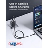 image:imageUGREEN USBIF Certified USBC to USBC Cable 240W PD31 Fast Charging Cable for MacBook ProAir OmniBook ThinkPad Legion iPad iPhone 171615 Galaxy S25S24 Black 33FT33