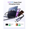 image:imageUGREEN USBIF Certified USBC to USBC Cable 240W PD31 Fast Charging Cable for MacBook ProAir OmniBook ThinkPad Legion iPad iPhone 171615 Galaxy S25S24 Black 33FT33
