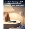 image:imageUGREEN Wireless Charger Qi22 Qi2 Certified 25W Fast MagSafeCompatible Wireless Charging Pad 5ft Magnetic Charger for iPhone 171615141312 Galaxy S2625 Pixel 10 WhiteWhite