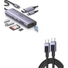 image:imageUGREEN 7in1 USB C Hub Bundle with 33FT 100W USB C to USB C Cable Fast Charging Type C Cord USB C Charger Cable Compatible with iPhone 1515 Pro15 Pro Max Galaxy S24S23