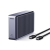 image:imageUGREEN 80Gbps M2 NVMe SSD Enclosure with Aluminum DoubleSided Fin Heat Dissipation No Noise External SSD Drive Compatible with Mac M1M5 ProMax Thunderbolt543USB43230SSD Not Included
