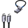 image:imageUGREEN 8K HDMI 21 Cable 48Gbps 10FT Bundle with Micro HDMI Adapter