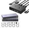 image:imageUGREEN KVM Switch 1 Monitor 2 Computers Share 4 USB Ports Bundle with 8K60Hz HDMI KVM Switch with 4 USB 30 Ports 3 USBA  1 USBC