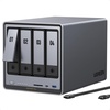 image:imageUGREEN NAS DXP2800 2Bay Desktop Network Attached Storage Intel N100 QuadCore CPU 8GB DDR5 RAM 25GbE 2X M2 NVMe Slots 4K HDMI Ideal for Content Creators and Enthusiasts DisklessDXP4800 Pro 4Bay Diskless
