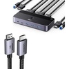 image:imageUGREEN USB 30 HDMI KVM Switch with 4 USB 30 Ports 3 USBA1 USBC 4K60Hz Bundle with 8K HDMI 21 Cable 48Gbps 66FT Certified Ultra High Speed Cord Aluminum 4K240Hz 120Hz 8K60Hz