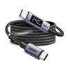 image:imageUGREEN USBC to USBC 240W Fast Charging Cable with Digital Display for RealTime Power Monitoring PD 100W Braided Data Cable for MacBook ProAir iPad Pro Dell XPS and Gaming Laptops 10FT66FT