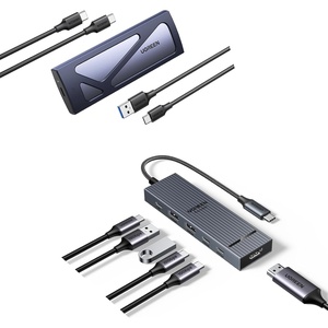image:imageUGREEN 10Gbps SSD Enclosure Bundle with UGREEN Revodok USBC Hub 6 in 1