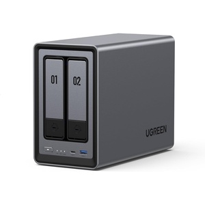 image:imageUGREEN NAS DXP2800 2Bay Desktop Network Attached Storage Intel N100 QuadCore CPU 8GB DDR5 RAM 25GbE 2X M2 NVMe Slots 4K HDMI Ideal for Content Creators and Enthusiasts DisklessDXP2800 2Bay Diskless