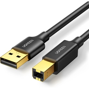 image:imageUGREEN USB Printer Cable 5FT Bundle with 10FT USB A to B Cable 20 USB B Cable HighSpeed Printer Cord Compatible with Hp Canon
