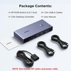 image:imageUGREEN 8K60Hz Displayport KVM Switch 1 Monitors 2 Computers with 4 USB 30 Ports Aluminum Support 4K240Hz Share One Monitor Keyboard Mouse UDisk Printer with 2 USB Cables