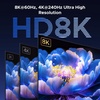 image:imageUGREEN 8K60Hz Displayport KVM Switch 1 Monitors 2 Computers with 4 USB 30 Ports Aluminum Support 4K240Hz Share One Monitor Keyboard Mouse UDisk Printer with 2 USB Cables