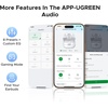 image:imageUGREEN EchoBuds Plus Wireless Earbuds Adaptive Active Noise Cancelling HiRes LDAC Spatial Audio Call with 6 Mics 50H Playtime Bluetooth 60 Headphones Earphones Fast Charging IPX5 Waterproof