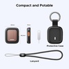 image:imageUGREEN Finder Pro Tracker Tags iOS Only Solar Powered Bluetooth Air Smart Tags Item Finder Compatible with Apple Find My for Backpack Luggage Key Apple MFi Certified