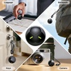 image:imageUGREEN FineTrack2 Air Tracker Tags iOS OnlySoccerShaped Key Finder Compatible with Apple Find My7Year Battery Life Bluetooth Tracker for Bags and MoreBlackBlack
