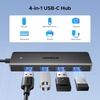 image:imageUGREEN USB C Hub 4 Ports USB A Splitter UltraSlim USB Expander for Mouse Keyboard Flash Drive U Disk Printer Compatible with Laptop Desktop PC Xbox PS5 and More 05FT05FT