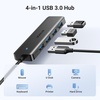 image:imageUGREEN USB C Hub 4 Ports USB A Splitter UltraSlim USB Expander for Mouse Keyboard Flash Drive U Disk Printer Compatible with Laptop Desktop PC Xbox PS5 and More 05FT05 feet